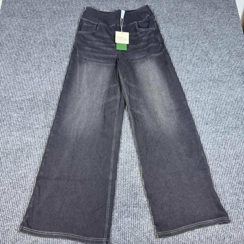 Halara Flex Super Baggy Wide Leg Jeans Womens Medium Denim High Rise Stretch